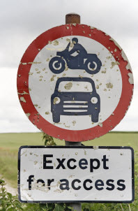 image of road sign