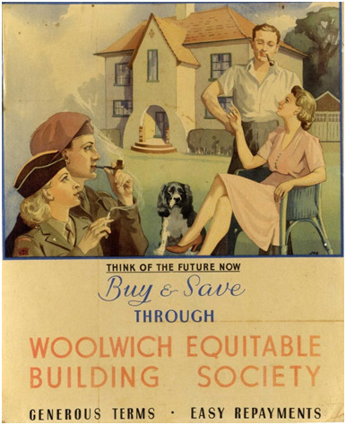 Woolwich advert, 1945
