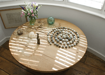 Image of Jim Ede's bedroom table
