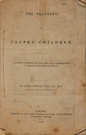 Image of pamphlet The Training of Pauper Children