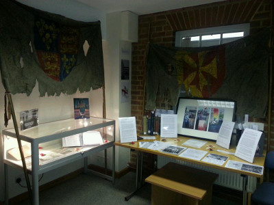 Photo of exhibition on Henry V 