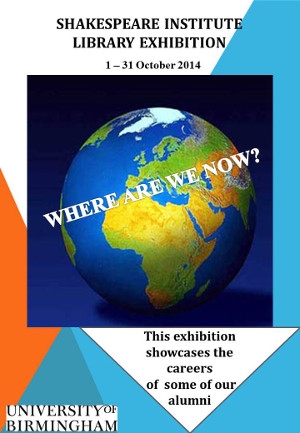 Image of poster for 2014 exhibition: Where are we now? 