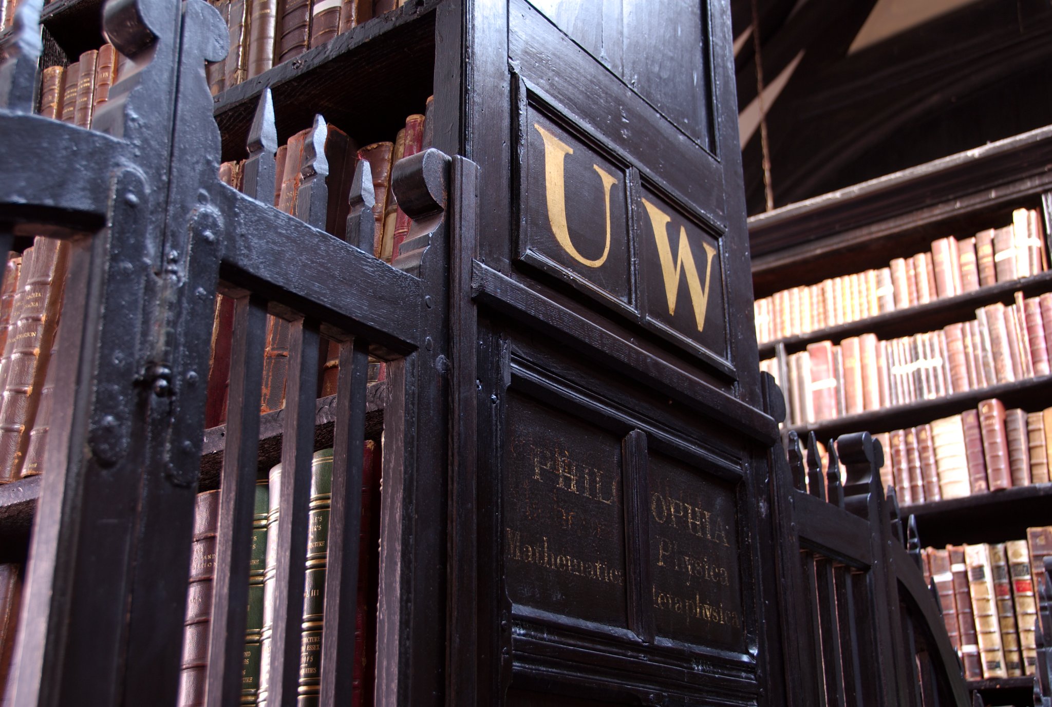 A detail from the interior of Chetham's Library A detail from the interior of Chetham's Library