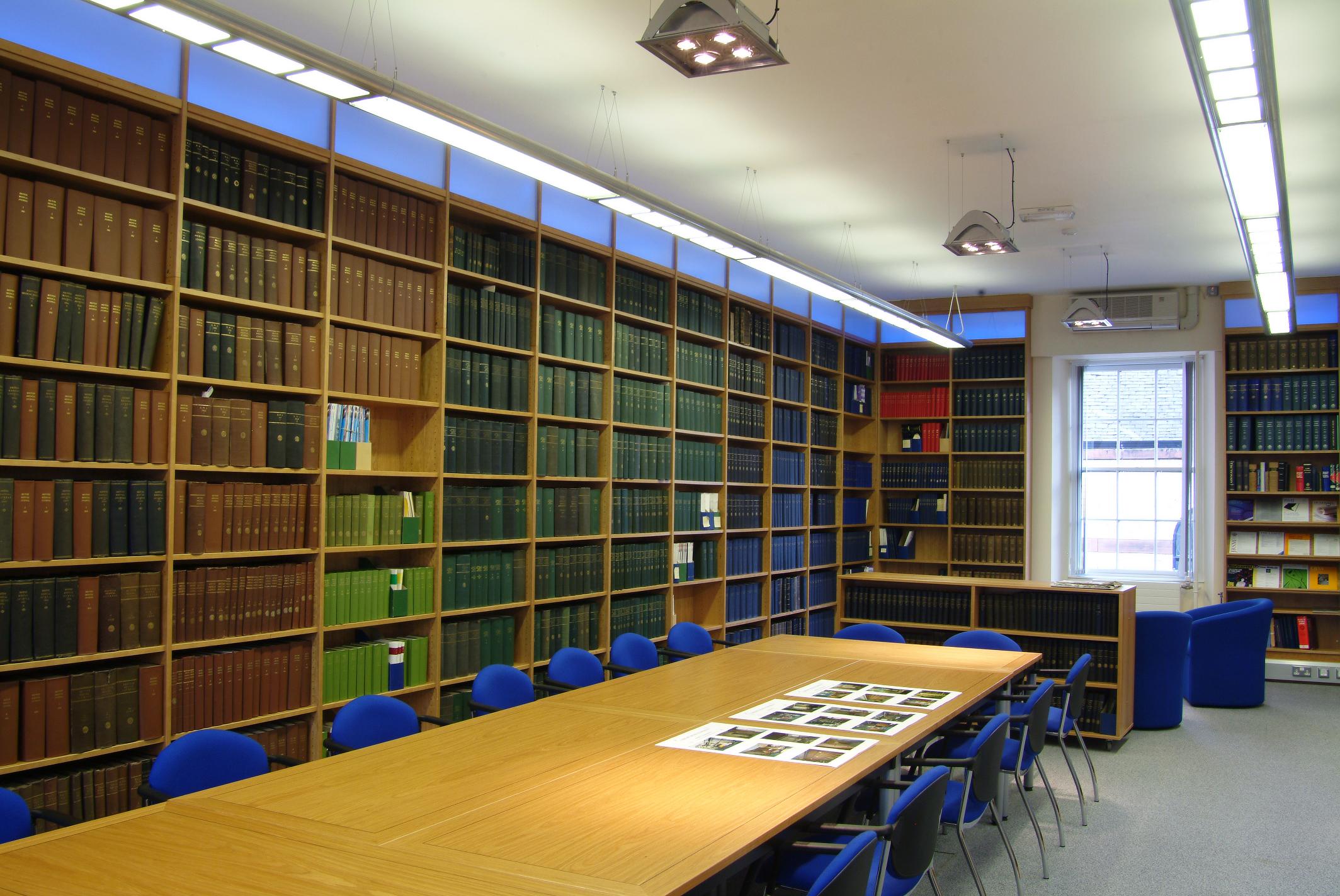 Royal College of Physicians and Surgeons of Glasgow library reading room