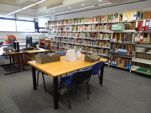 Photograph of the new reading room