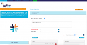 Screenshot of the EAD Editor