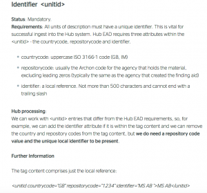 screenshot of eadforthehub page