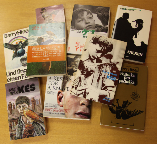 A selection of editions of A Kestrel for a Knave in various languages