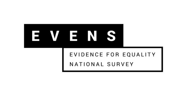 Logo of EVENS - Evidence for Equality National Survey