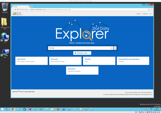 dotstat version 8 search screen